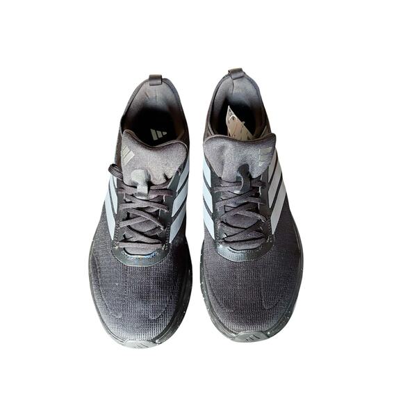 Adidas Jogit Men’s Size 11.5 Running Sneakers JR0863 Black Iron Metallic Shoes - Picture 2 of 7